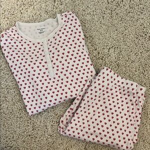 Roberta Roller Rabbit White and Red Pajama Set Polka Dot